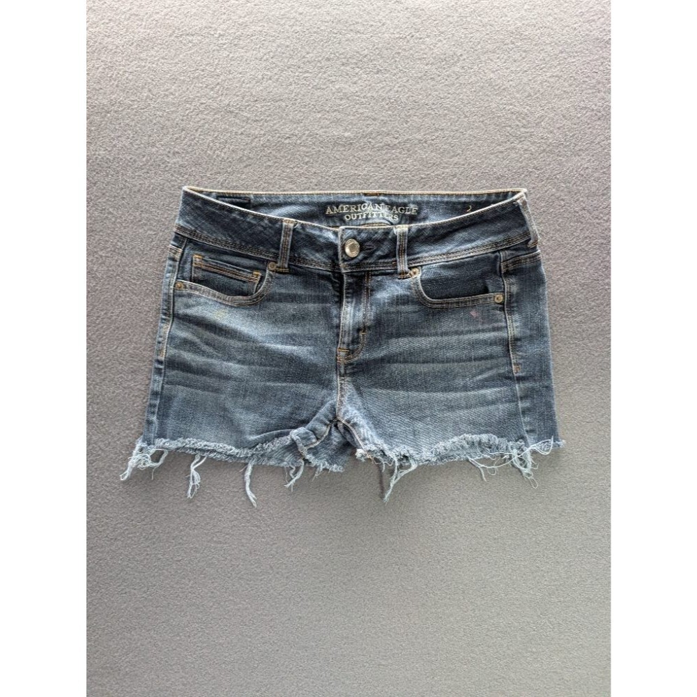 American Eagle Outfitters Denim Cutoff Shorts Medium Wash Women's Size 10